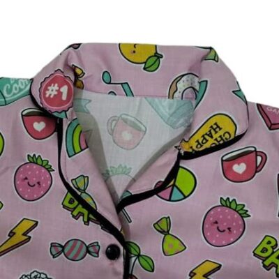 naughty babyloom pure Cotton Sleepsuits/Sleepwear/Bodysuits/Pyjama Sets/Night Suits for Baby Boys & Girls, New Borns 0-1 Year Pink