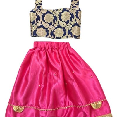 naughty stars baby girl 1-2 years Cotton Silk lehnga choli