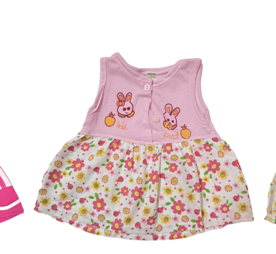 naughty babyloom 0-6 months new born baby girl frocks