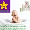 naughty baby set of 6 baby soap for soft & gentle skin