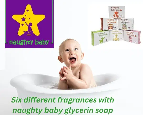 naughty baby set of 6 baby soap for soft & gentle skin